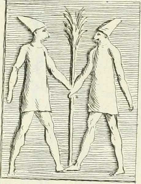 An illustration from Recueil d'antiquités egyptiennes, etrusques, grecques et romaines, 1756, leaf 450