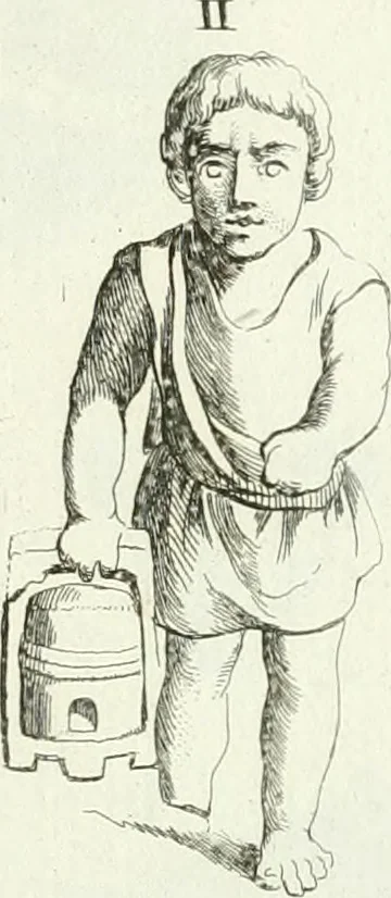 An illustration from Recueil d'antiquités egyptiennes, etrusques, grecques et romaines, 1756, leaf 454