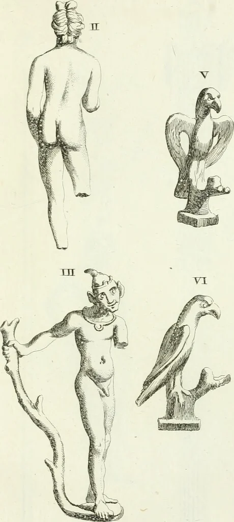 An illustration from Recueil d'antiquités egyptiennes, etrusques, grecques et romaines, 1756, leaf 462