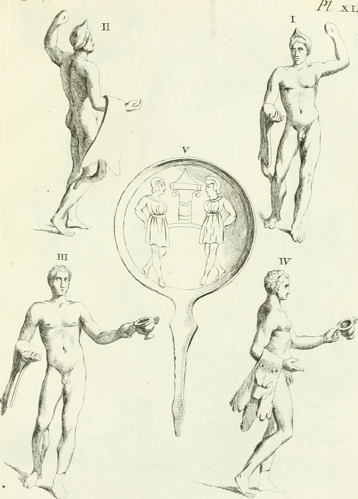 An illustration from Recueil d'antiquités egyptiennes, etrusques, grecques et romaines, 1756, leaf 470