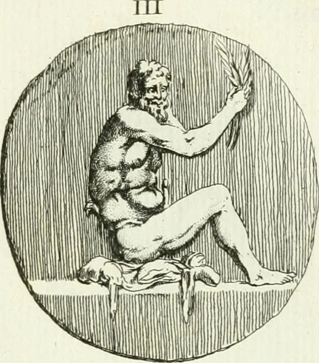 An illustration from Recueil d'antiquités egyptiennes, etrusques, grecques et romaines, 1756, leaf 478