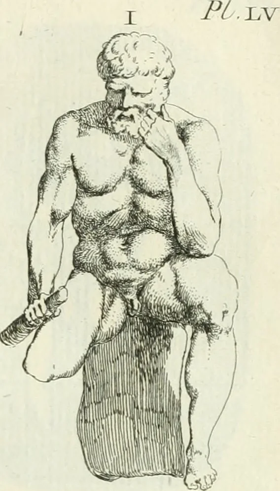 An illustration from Recueil d'antiquités egyptiennes, etrusques, grecques et romaines, 1756, leaf 488
