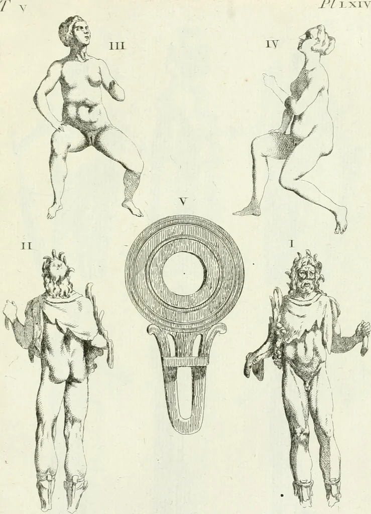An illustration from Recueil d'antiquités egyptiennes, etrusques, grecques et romaines, 1756, leaf 506