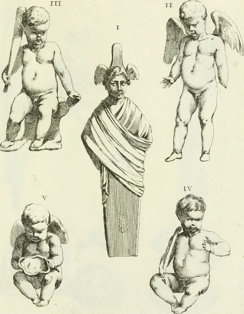 An illustration from Recueil d'antiquités egyptiennes, etrusques, grecques et romaines, 1756, leaf 512
