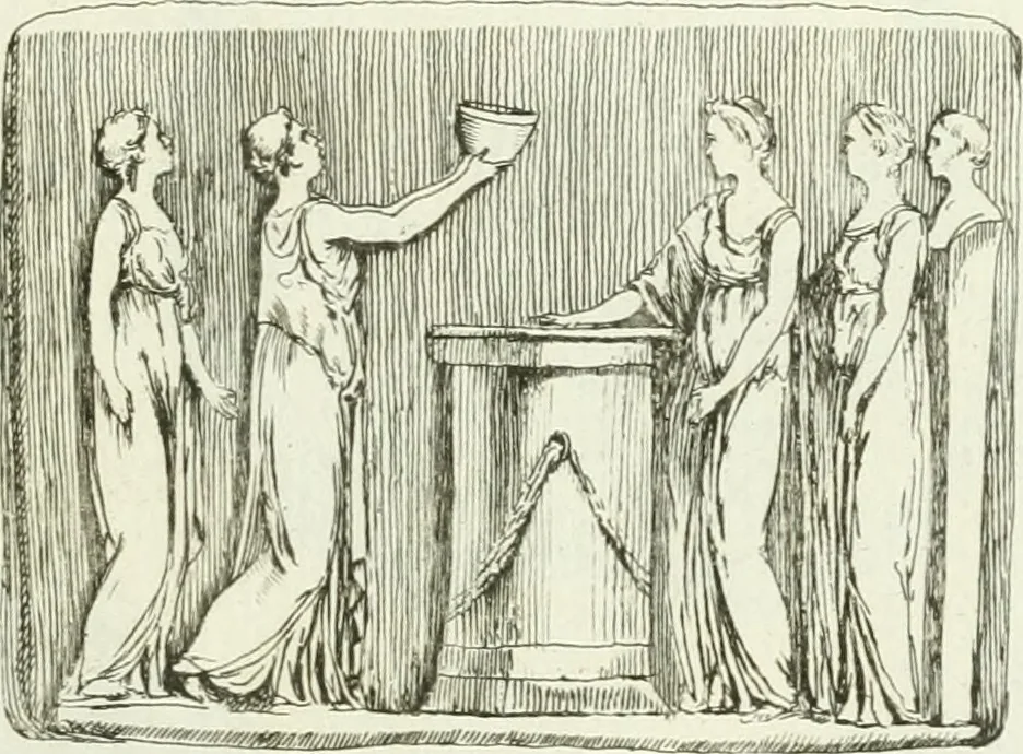 An illustration from Recueil d'antiquités egyptiennes, etrusques, grecques et romaines, 1756, leaf 522