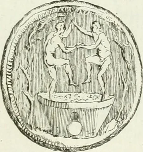 An illustration from Recueil d'antiquités egyptiennes, etrusques, grecques et romaines, 1756, leaf 522