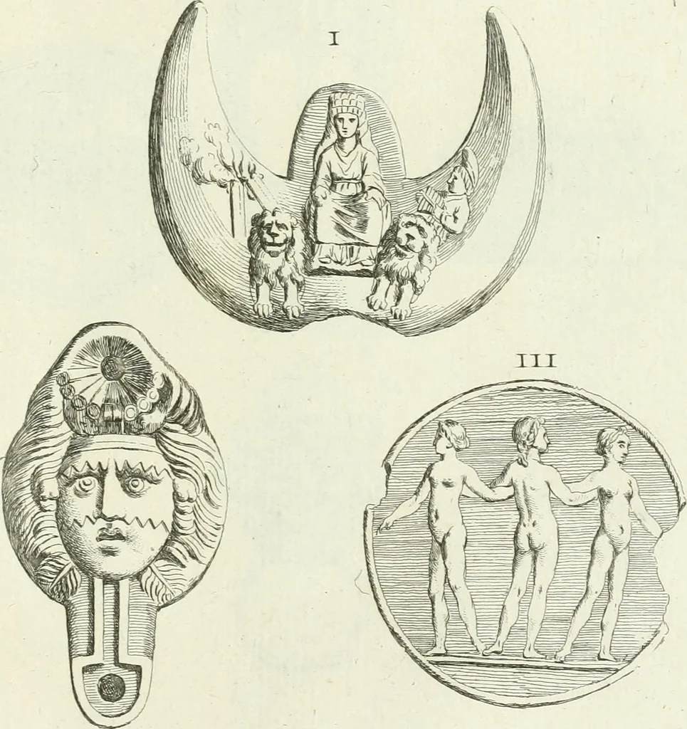 An illustration from Recueil d'antiquités egyptiennes, etrusques, grecques et romaines, 1756, leaf 524