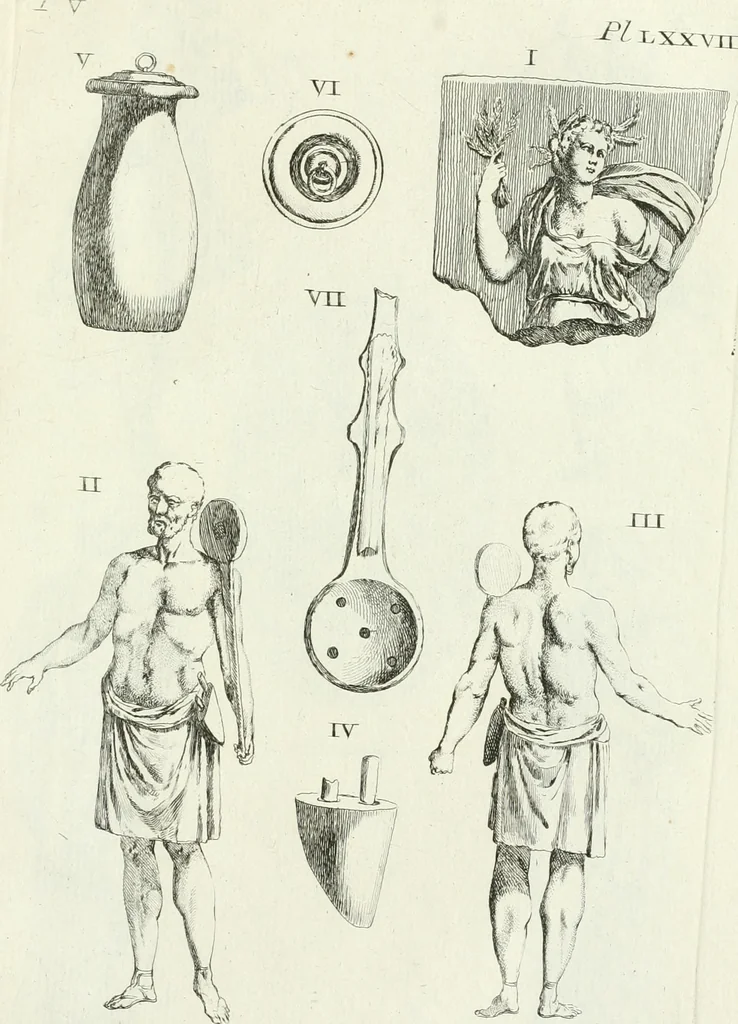An illustration from Recueil d'antiquités egyptiennes, etrusques, grecques et romaines, 1756, leaf 534