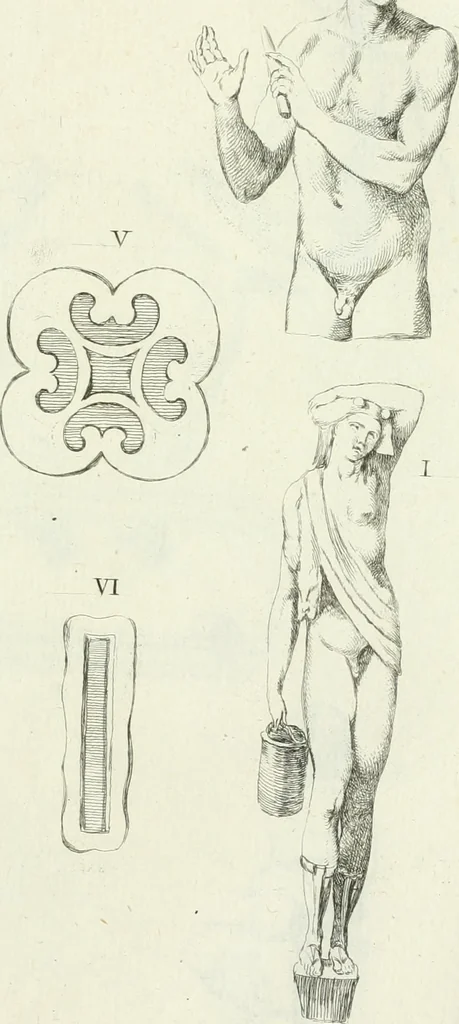 An illustration from Recueil d'antiquités egyptiennes, etrusques, grecques et romaines, 1756, leaf 538