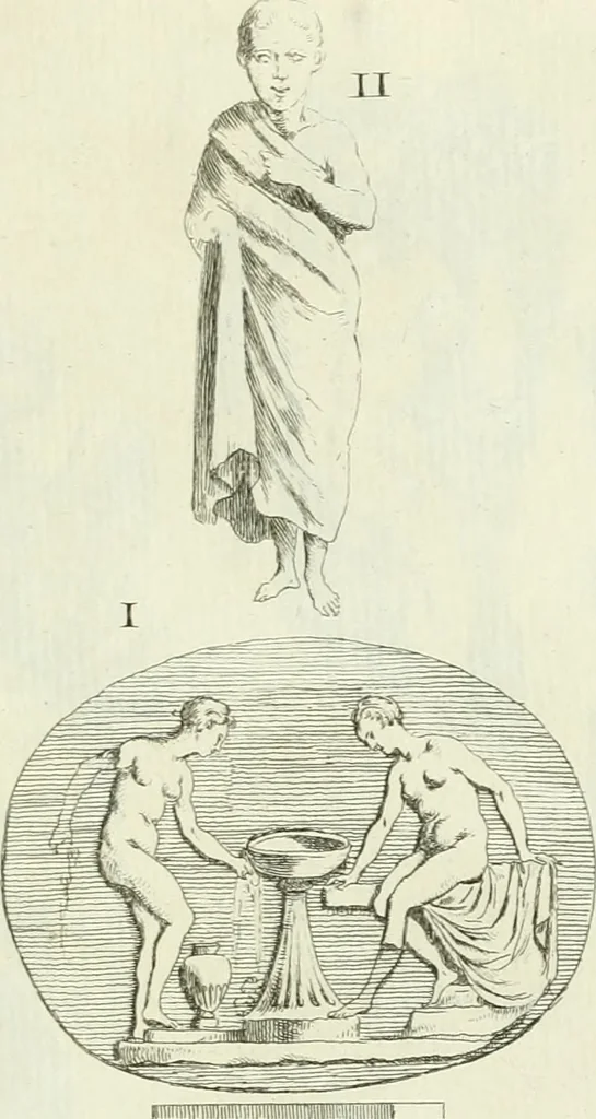 An illustration from Recueil d'antiquités egyptiennes, etrusques, grecques et romaines, 1756, leaf 544