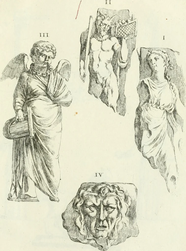 An illustration from Recueil d'antiquités egyptiennes, etrusques, grecques et romaines, 1756, leaf 546
