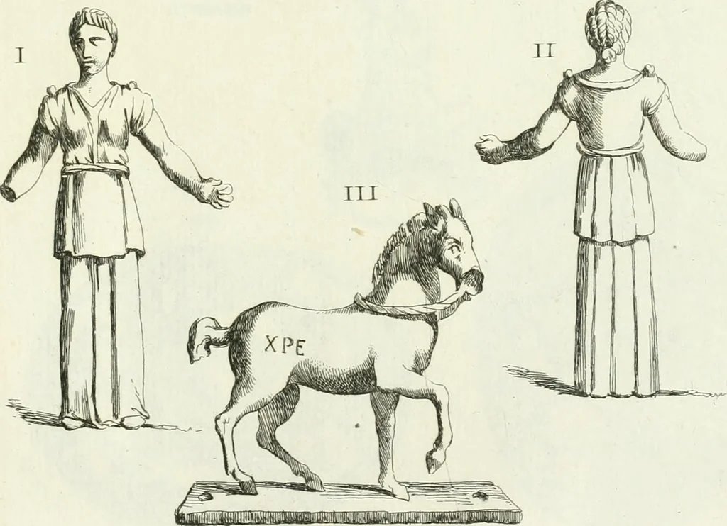 An illustration from Recueil d'antiquités egyptiennes, etrusques, grecques et romaines, 1756, leaf 548