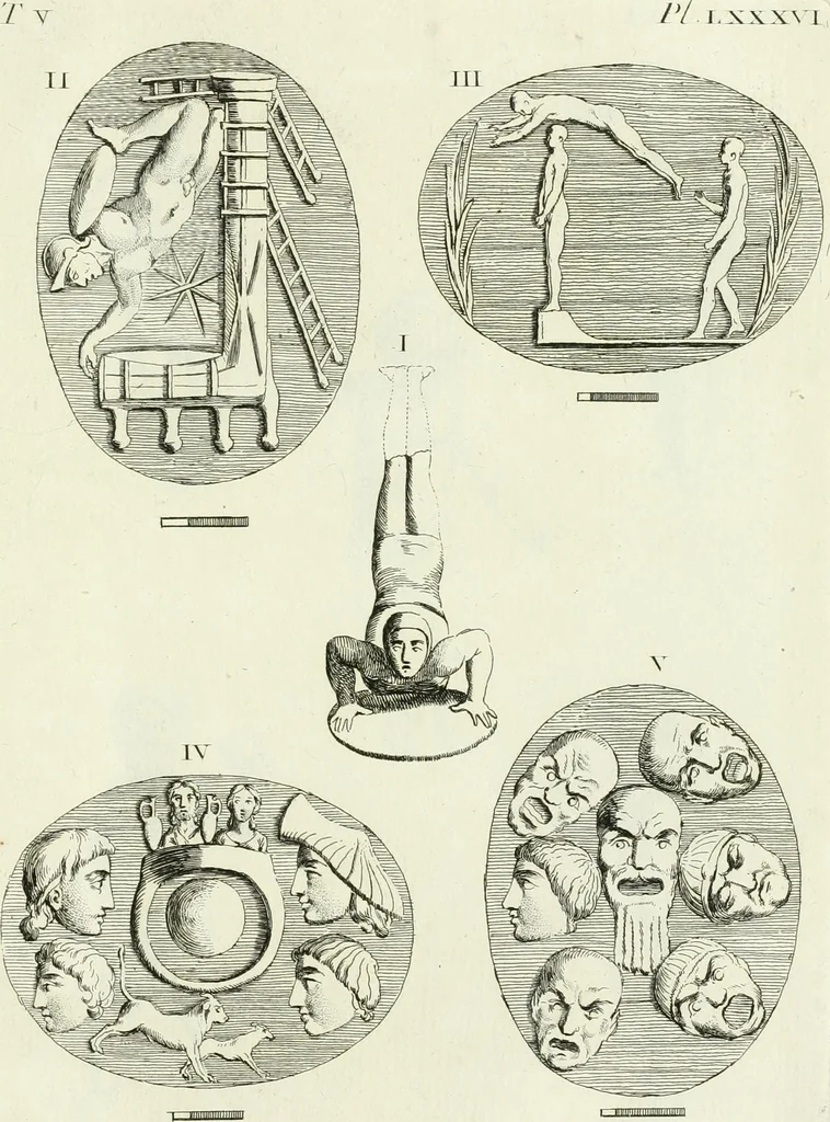 An illustration from Recueil d'antiquités egyptiennes, etrusques, grecques et romaines, 1756, leaf 550
