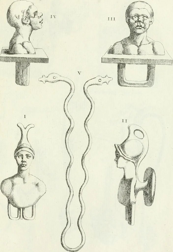An illustration from Recueil d'antiquités egyptiennes, etrusques, grecques et romaines, 1756, leaf 554