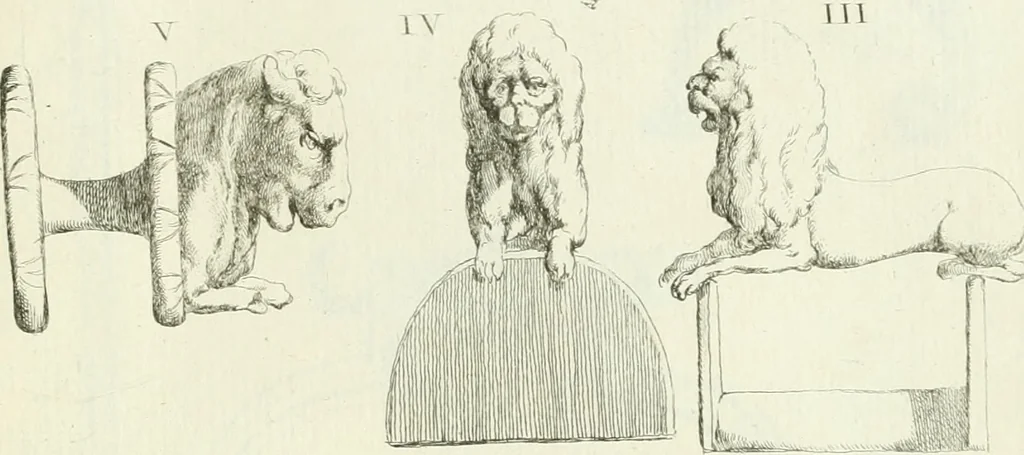 An illustration from Recueil d'antiquités egyptiennes, etrusques, grecques et romaines, 1756, leaf 560
