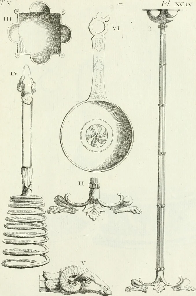An illustration from Recueil d'antiquités egyptiennes, etrusques, grecques et romaines, 1756, leaf 566