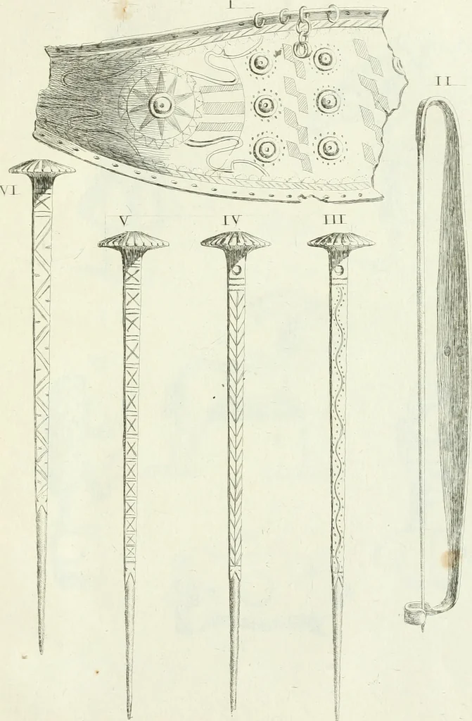 An illustration from Recueil d'antiquités egyptiennes, etrusques, grecques et romaines, 1756, leaf 570