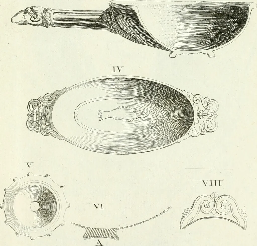 An illustration from Recueil d'antiquités egyptiennes, etrusques, grecques et romaines, 1756, leaf 586