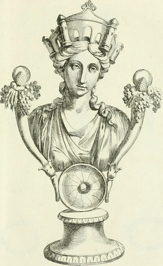 An illustration from Recueil d'antiquités egyptiennes, etrusques, grecques et romaines, 1756, leaf 600