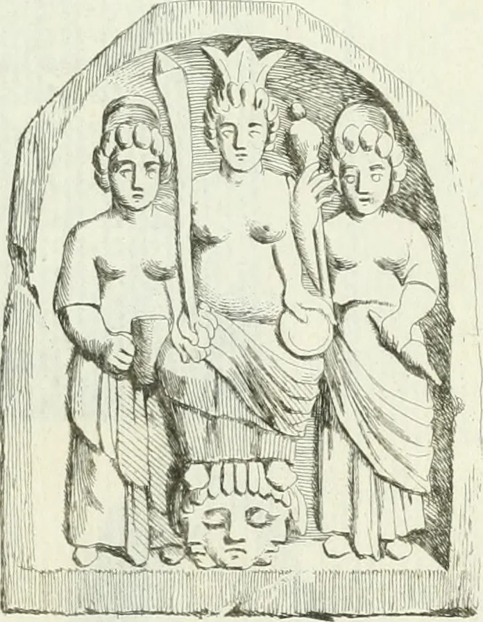 An illustration from Recueil d'antiquités egyptiennes, etrusques, grecques et romaines, 1756, leaf 612