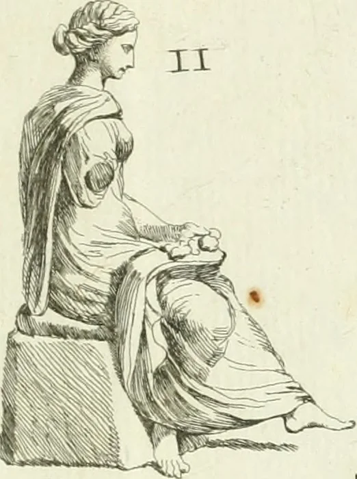 An illustration from Recueil d'antiquités egyptiennes, etrusques, grecques et romaines, 1756, leaf 618
