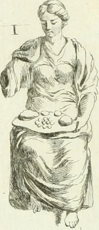 An illustration from Recueil d'antiquités egyptiennes, etrusques, grecques et romaines, 1756, leaf 618