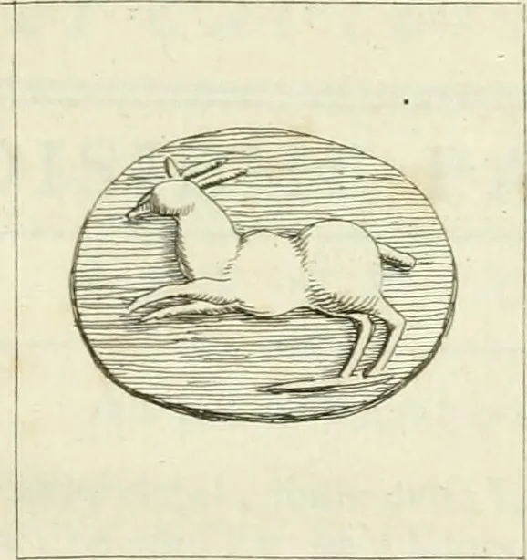 An illustration from Recueil d'antiquités egyptiennes, etrusques, grecques et romaines, 1756, leaf 140