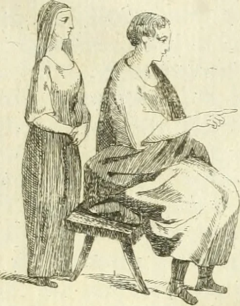An illustration from Recueil d'antiquités egyptiennes, etrusques, grecques et romaines, 1756, leaf 250