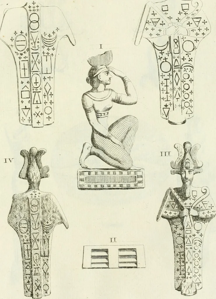 An illustration from Recueil d'antiquités egyptiennes, etrusques, grecques et romaines, 1756, leaf 456