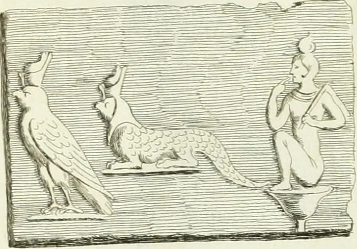 An illustration from Recueil d'antiquités egyptiennes, etrusques, grecques et romaines, 1756, leaf 460