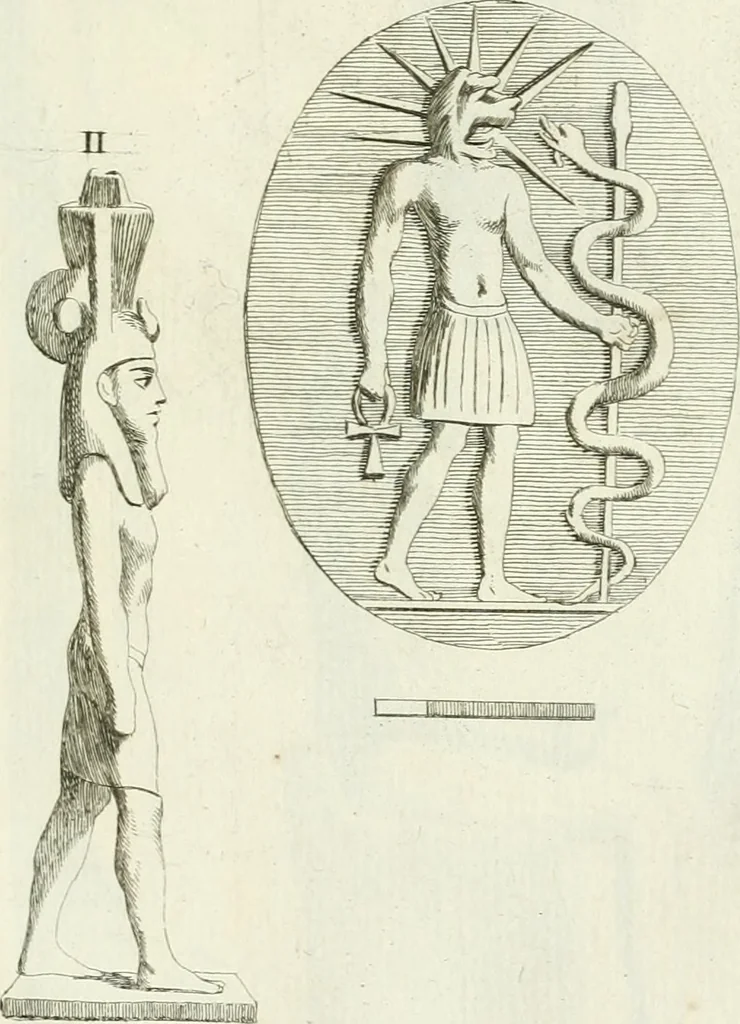 An illustration from Recueil d'antiquités egyptiennes, etrusques, grecques et romaines, 1756, leaf 476