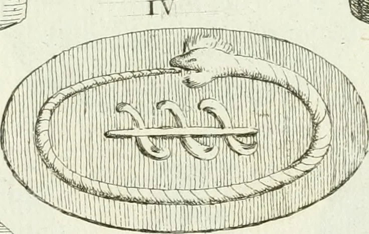 An illustration from Recueil d'antiquités egyptiennes, etrusques, grecques et romaines, 1756, leaf 480