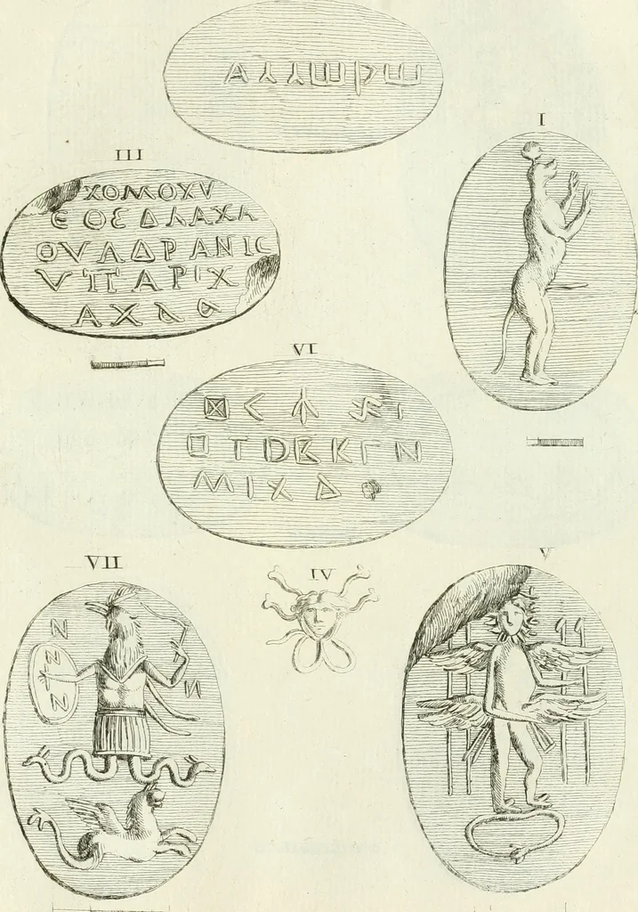 An illustration from Recueil d'antiquités egyptiennes, etrusques, grecques et romaines, 1756, leaf 482