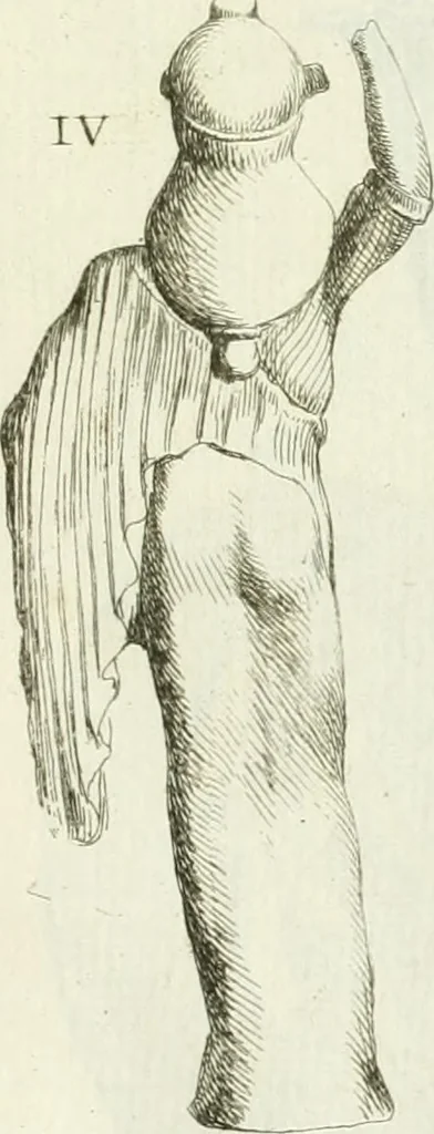An illustration from Recueil d'antiquités egyptiennes, etrusques, grecques et romaines, 1756, leaf 490