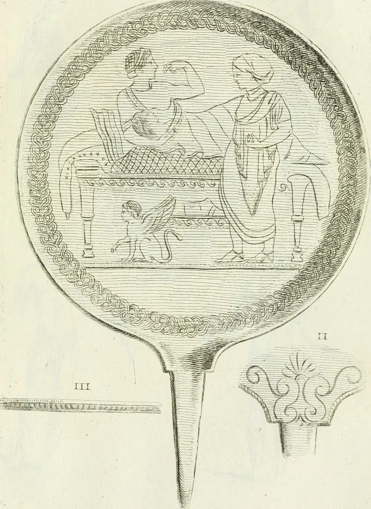 An illustration from Recueil d'antiquités egyptiennes, etrusques, grecques et romaines, 1756, leaf 506