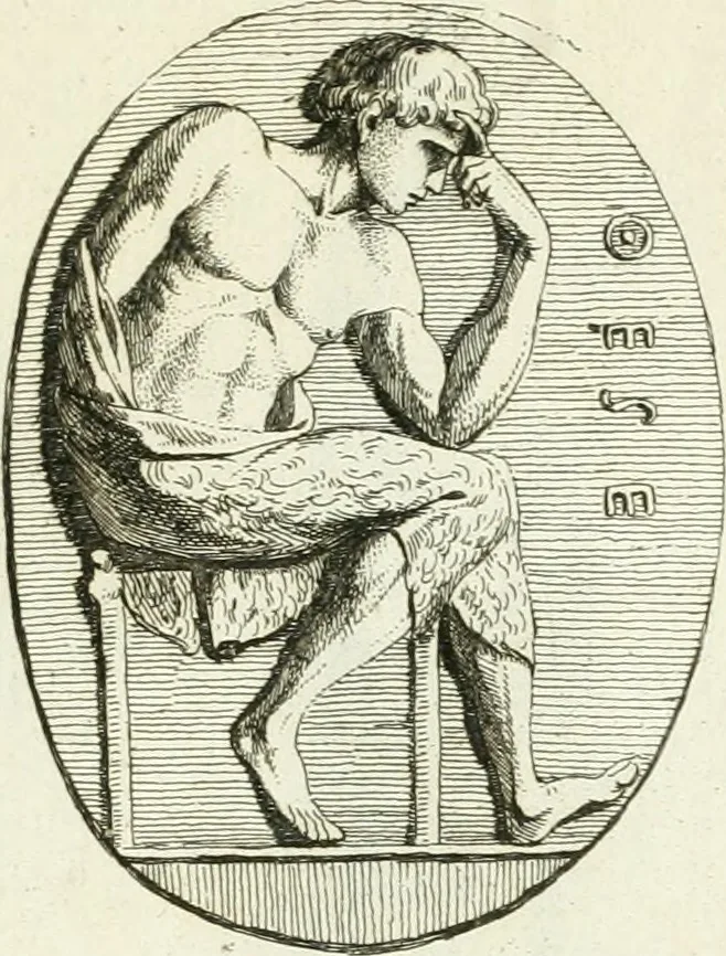 An illustration from Recueil d'antiquités egyptiennes, etrusques, grecques et romaines, 1756, leaf 514