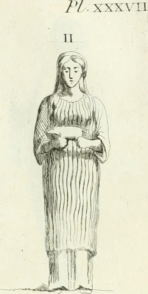An illustration from Recueil d'antiquités egyptiennes, etrusques, grecques et romaines, 1756, leaf 516