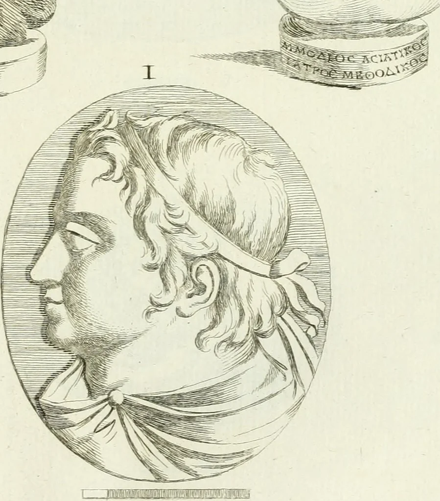 An illustration from Recueil d'antiquités egyptiennes, etrusques, grecques et romaines, 1756, leaf 526