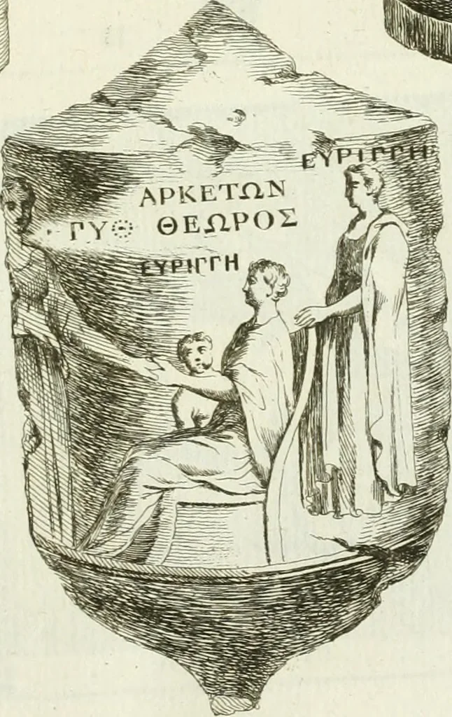 An illustration from Recueil d'antiquités egyptiennes, etrusques, grecques et romaines, 1756, leaf 540