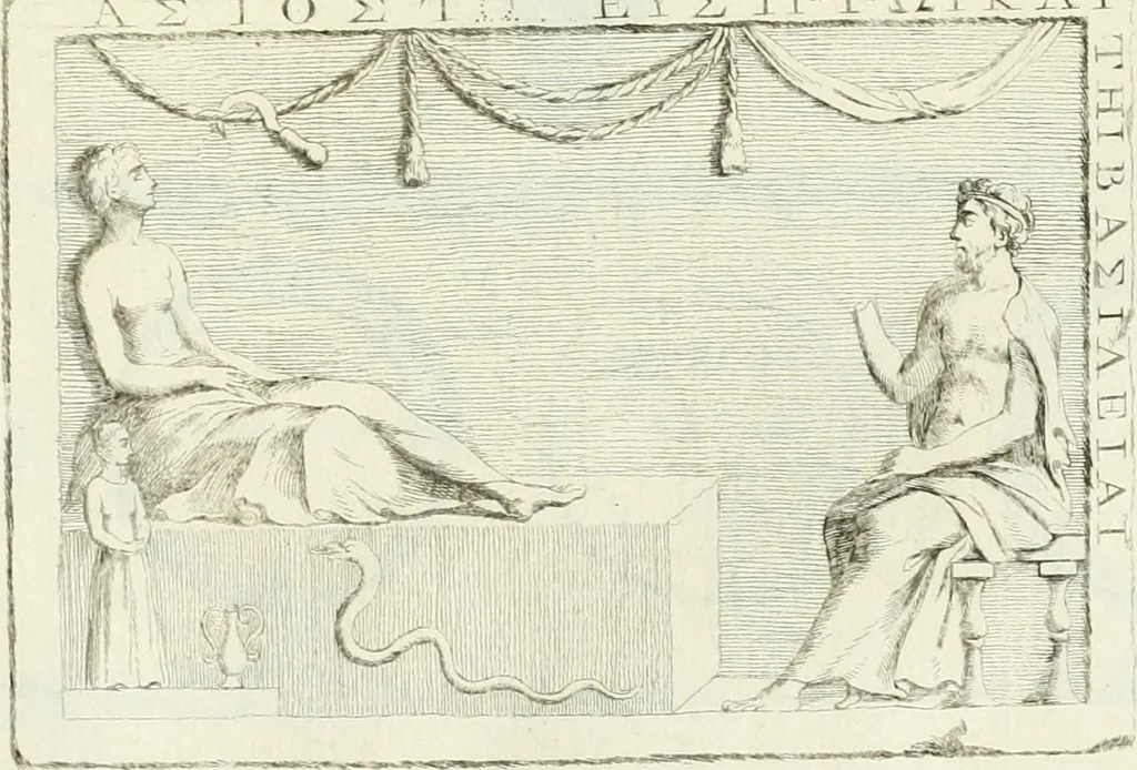 An illustration from Recueil d'antiquités egyptiennes, etrusques, grecques et romaines, 1756, leaf 552