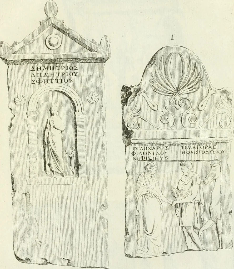 An illustration from Recueil d'antiquités egyptiennes, etrusques, grecques et romaines, 1756, leaf 568
