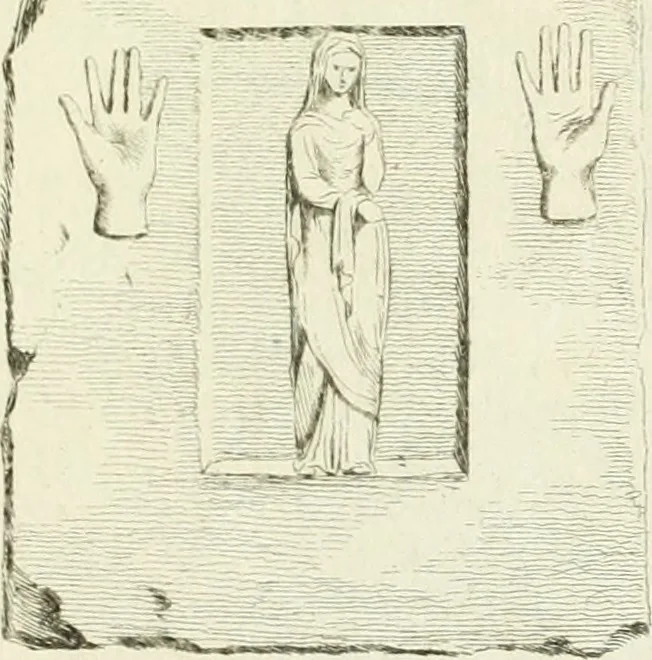An illustration from Recueil d'antiquités egyptiennes, etrusques, grecques et romaines, 1756, leaf 572