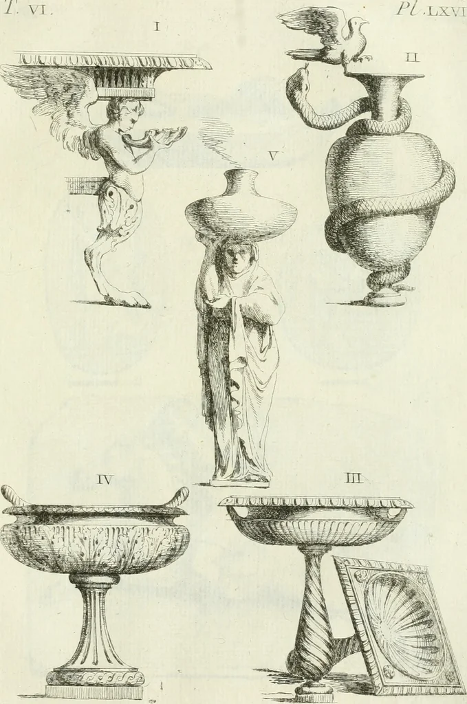 An illustration from Recueil d'antiquités egyptiennes, etrusques, grecques et romaines, 1756, leaf 574