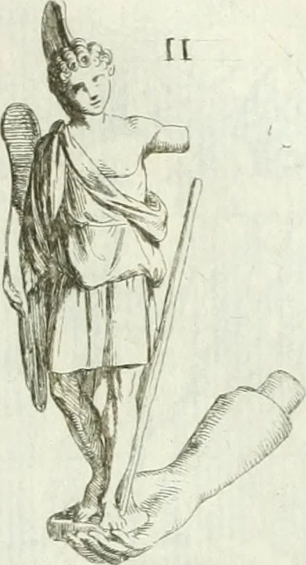 An illustration from Recueil d'antiquités egyptiennes, etrusques, grecques et romaines, 1756, leaf 586