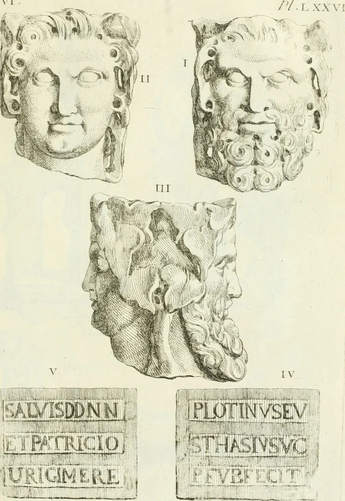An illustration from Recueil d'antiquités egyptiennes, etrusques, grecques et romaines, 1756, leaf 594