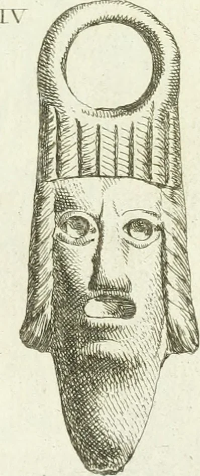 An illustration from Recueil d'antiquités egyptiennes, etrusques, grecques et romaines, 1756, leaf 598