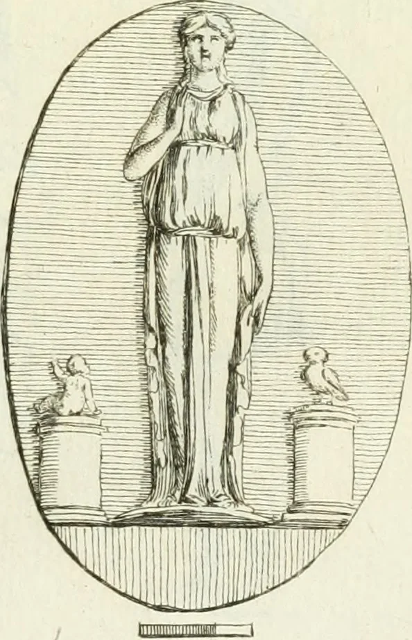 An illustration from Recueil d'antiquités egyptiennes, etrusques, grecques et romaines, 1756, leaf 604