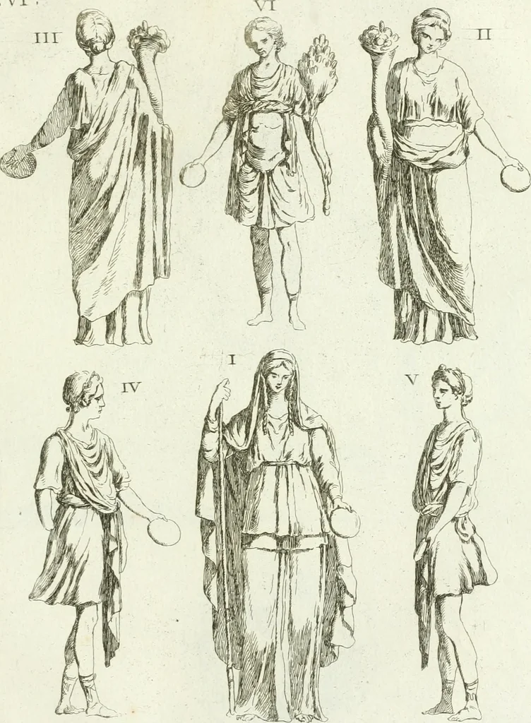 An illustration from Recueil d'antiquités egyptiennes, etrusques, grecques et romaines, 1756, leaf 606