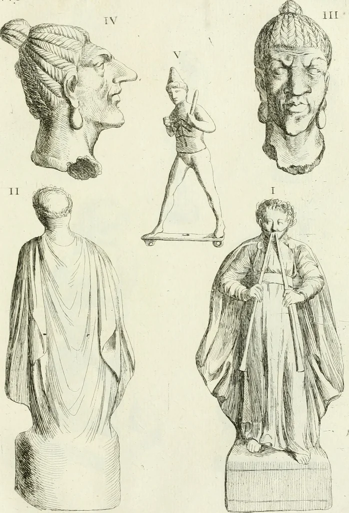 An illustration from Recueil d'antiquités egyptiennes, etrusques, grecques et romaines, 1756, leaf 616