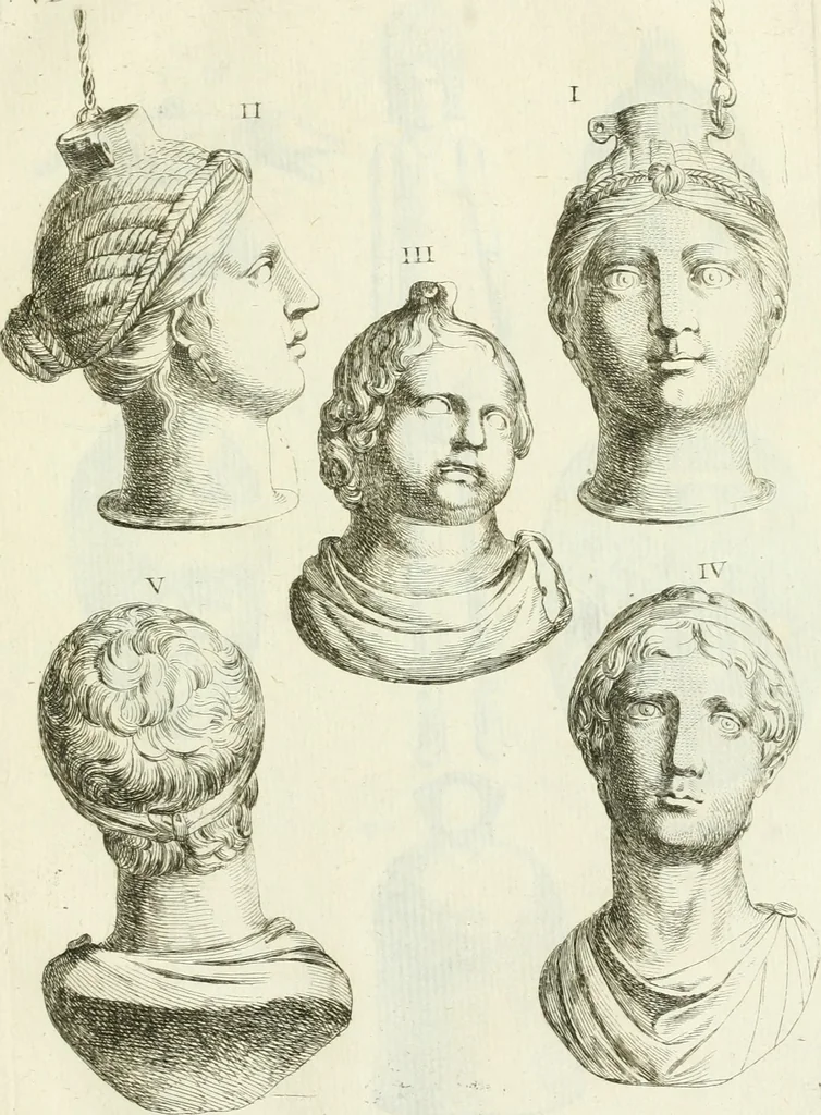 An illustration from Recueil d'antiquités egyptiennes, etrusques, grecques et romaines, 1756, leaf 620